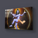 Shiva Nataraja Hindu God Lord Siva Glass Wall Art - DIY - CreoGlass®
