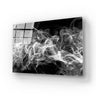 Smoke Effect Black and White Glass Wall Art - DIY - CreoGlass®