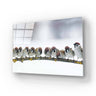 Sparrows Sitting on a Branch Glass Wall Art - DIY - CreoGlass®