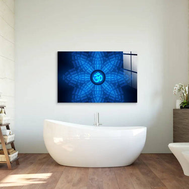 Spiritual Om Mantra Glass Wall Art - DIY - CreoGlass®