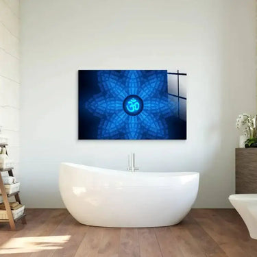 Spiritual Om Mantra Glass Wall Art - DIY - CreoGlass®