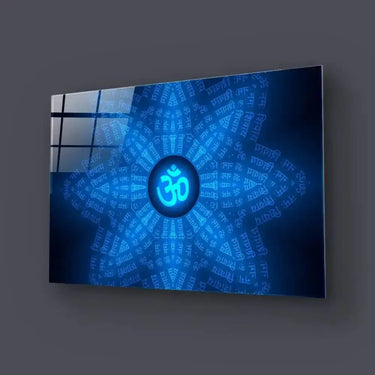 Spiritual Om Mantra Glass Wall Art - DIY - CreoGlass®