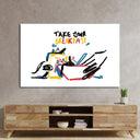 Take your Breakfast Abstract Glass Wall Art - DIY - CreoGlass®