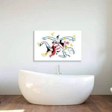 Teamwork Abstract Glass Wall Art - DIY - CreoGlass®