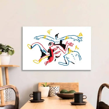 Teamwork Abstract Glass Wall Art - DIY - CreoGlass®