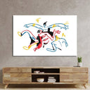 Teamwork Abstract Glass Wall Art - DIY - CreoGlass®