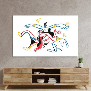 Teamwork Abstract Glass Wall Art - DIY - CreoGlass®