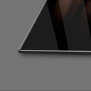 Three Horses With Bridle Against Black Background Glass Wall - DIY - CreoGlass®