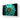 Turquoise Dahlia Glass Wall Art - Landscape Sizes - DIY - CreoGlass®