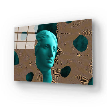 Vaporwave Statue Glass Wall Art - DIY - CreoGlass®