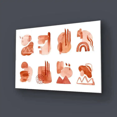 Watercolour Abstractions Glass Wall Art - DIY - CreoGlass®