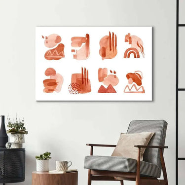 Watercolour Abstractions Glass Wall Art - DIY - CreoGlass®