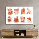 Watercolour Abstractions Glass Wall Art - DIY - CreoGlass®