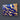 Bespoke decorative glass art with blue and gold cracked pattern, ideal for luxury interiors