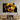 Rectangular glass wall art featuring a close-up of a yellow peony flower on black background