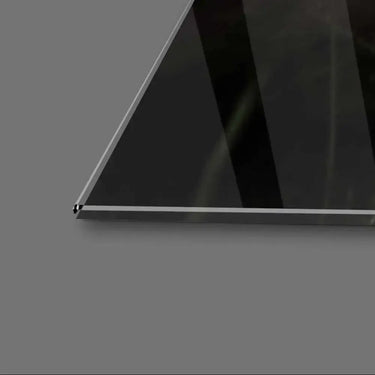 Zebra Family Close Up Black Background Glass Wall Art - DIY - CreoGlass®