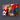 Vibrant abstract art on glass panel, colorful modern wall decor for luxury interiors