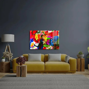 Expressionism Art Mixed Media Glass Wall Art - DIY - CreoGlass®