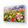 Flowers Monet Meadow Glass Wall Art - DIY - CreoGlass®