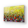 Flowers Red Poppies Glass Wall Art - DIY - CreoGlass®