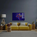 Man Singing Out Loud Pop Art Multicolored Glass Wall Art - DIY - CreoGlass®