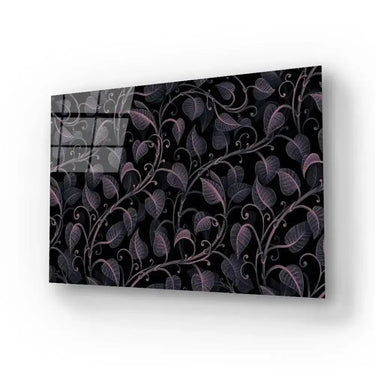 Neon Floral Pattern Glass Wall Art - DIY - CreoGlass®