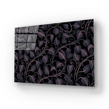 Neon Floral Pattern Glass Wall Art - DIY - CreoGlass®