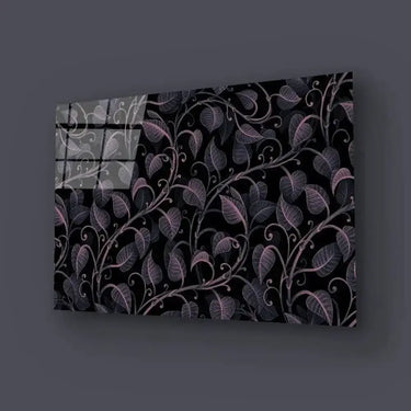 Neon Floral Pattern Glass Wall Art - DIY - CreoGlass®