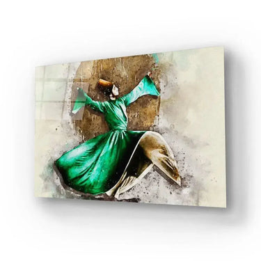 Ramadan Religious Dances Glass Wall Art - DIY - CreoGlass®