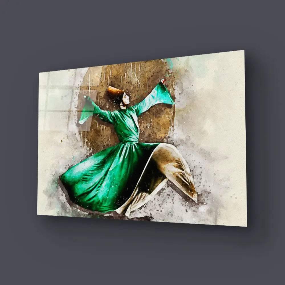Ramadan Religious Dances Glass Wall Art - DIY - CreoGlass®