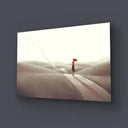 Success Hope Way Ambition Woman Floating Road Glass Wall Art - DIY - CreoGlass®