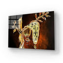 The Memory Constancy Brooch Gold Diamonds Enamel Watch Glass Wall Art - DIY - CreoGlass®