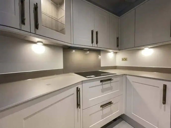 Antelope Plain Colour 10mm Scratch Resistant Glass Worktop - CreoGlass®