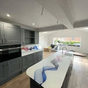 Rainbow Printed Wave 10mm Scratch Resistant Glass Worktop - CreoGlass®