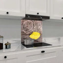 Fallen Autumn Leaf on Water Printed Glass Splashback - DIY - CreoGlass®