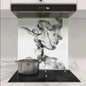 Female Figure in Smoke Printed Glass Splashback - DIY - CreoGlass®