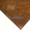 Bespoke decorative glass panel with sparkling bronze finish for luxury interiors and architectural projects