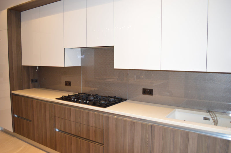 Pewter Grey – Italian Splashback – Bespoke - CreoGlass®