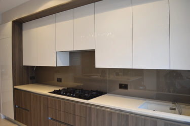 Pewter Grey – Italian Splashback – Bespoke - CreoGlass®