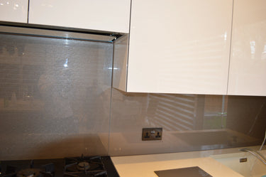 Pewter Grey – Italian Splashback – Bespoke - CreoGlass®