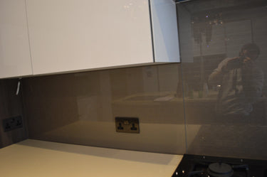 Pewter Grey – Italian Splashback – Bespoke - CreoGlass®