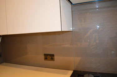 Pewter Grey – Italian Splashback – Bespoke - CreoGlass®