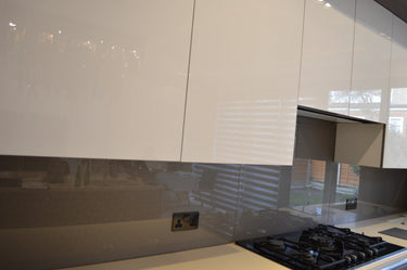 Pewter Grey – Italian Splashback – Bespoke - CreoGlass®