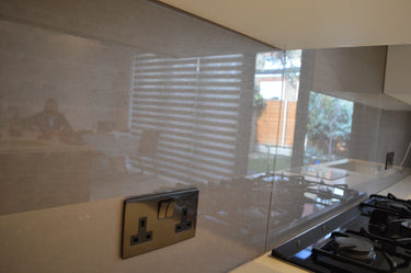 Pewter Grey – Italian Splashback – Bespoke - CreoGlass®