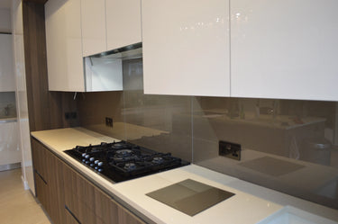 Pewter Grey – Italian Splashback – Bespoke - CreoGlass®