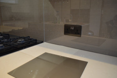 Pewter Grey – Italian Splashback – Bespoke - CreoGlass®