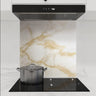Golden - White Opera Splashback - DIY - CreoGlass®