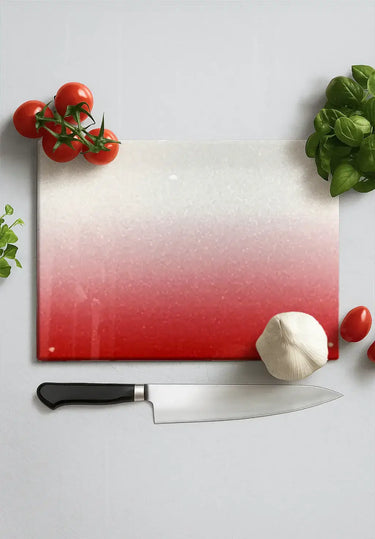 Red to White DIY Splashback and Chopping Board - Bundle - CreoGlass®