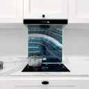 Heritage Blue - Onyx Fantastico Splashback - DIY - CreoGlass®