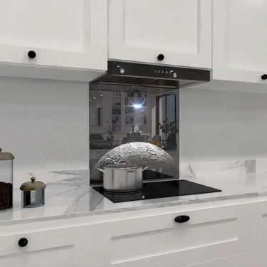 Moon and Earth Eclipse Printed Glass Splashback - DIY - CreoGlass®